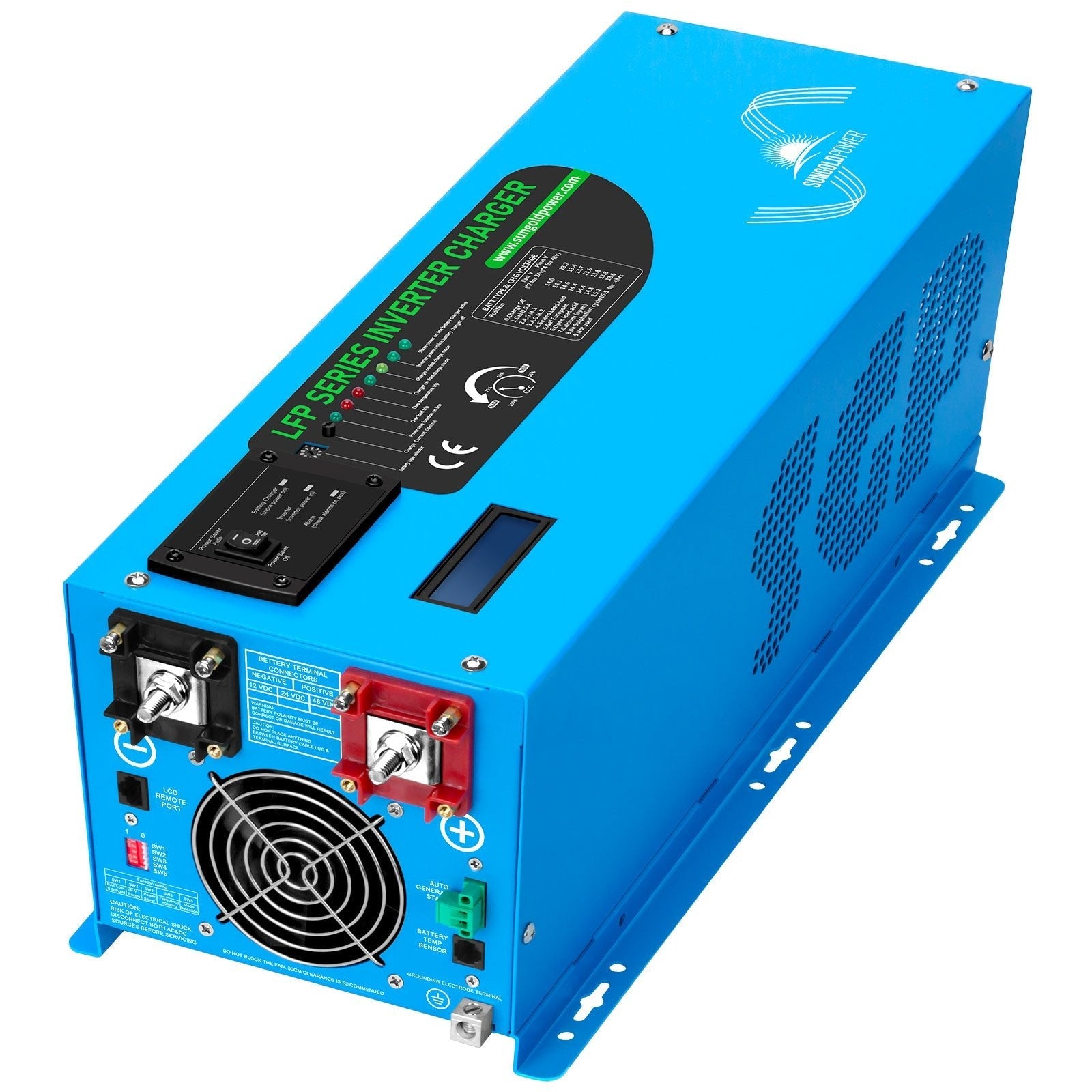 Sun Gold 2000W/ 3000W/ 4000W DC 12V Pure Sine Wave Inverter With Charger