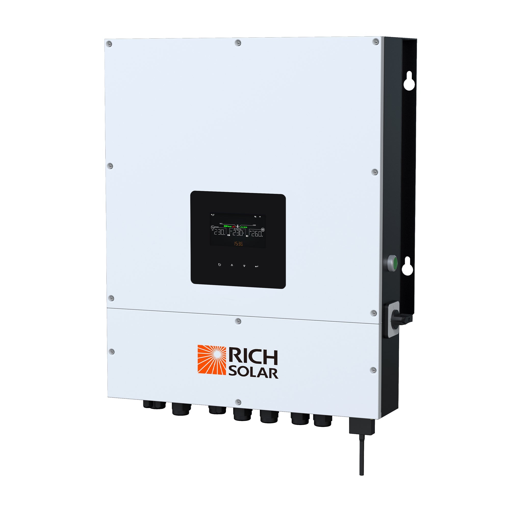 Rich Solar NOVA 8K | 7500 Watt (7.5kW) 48V Split Phase Hybrid Inverter | 7500W PV Input, 6000W Continuous Output 120/240V | Premium 7500W 48V Hybrid Inverter for Cabins, ADUs, Tiny Homes, Residential, Agriculture, Off-Grid, On-Grid | UL Certified