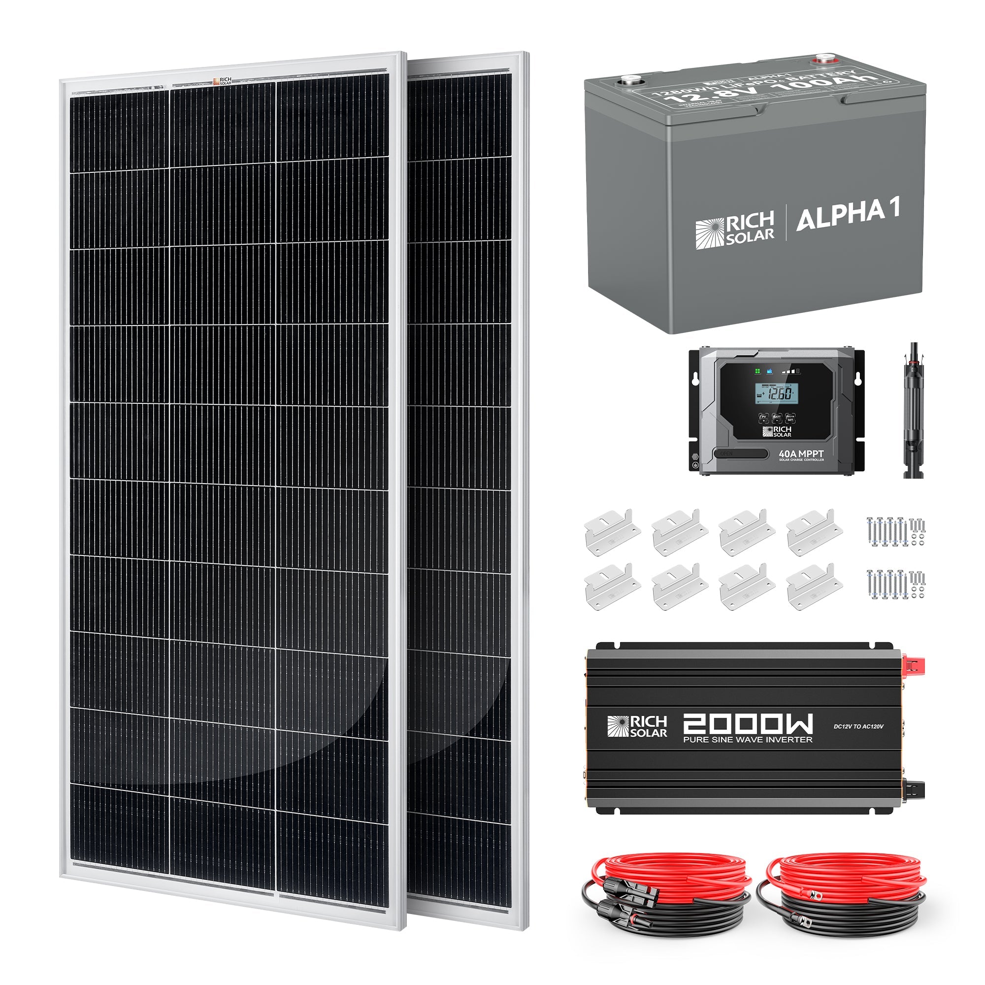Rich Solar 400 Watt Complete Solar Kit
