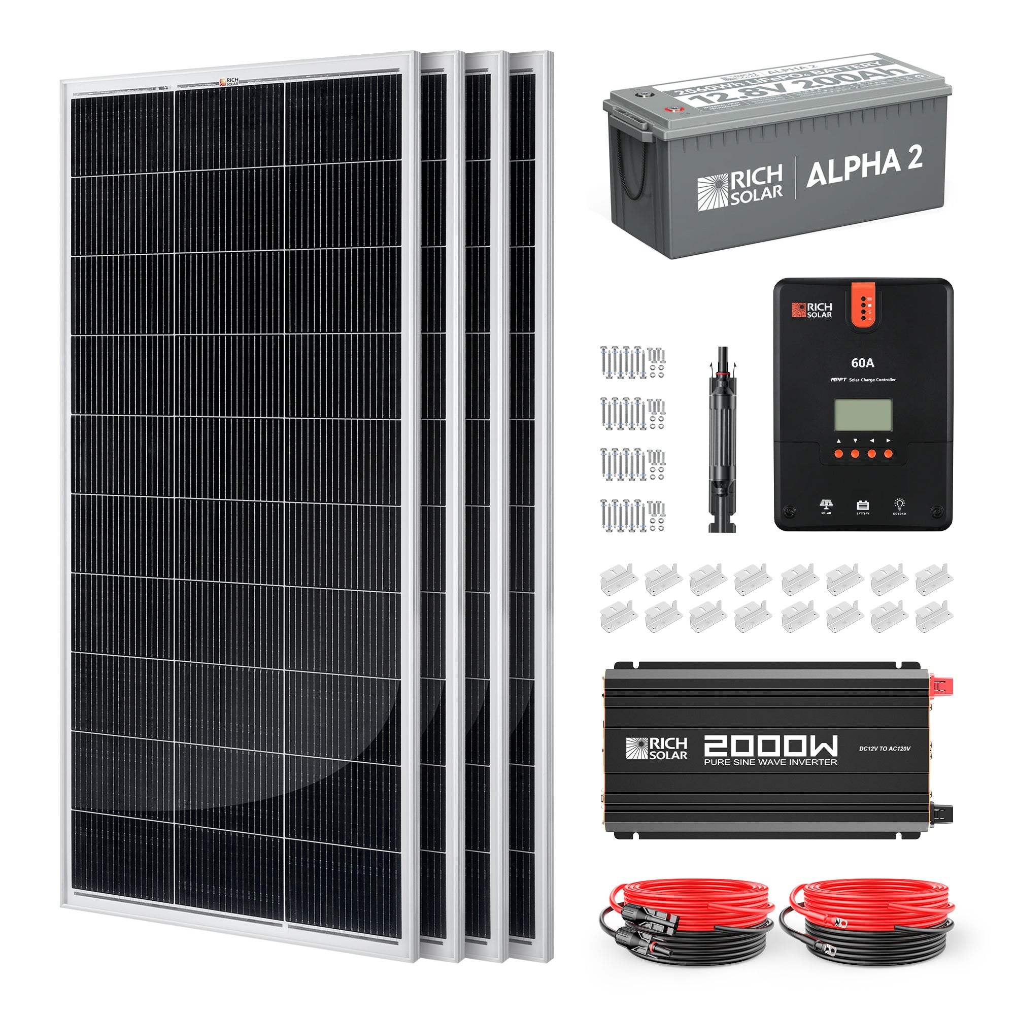 Rich Solar 800 Watt Complete Solar Kit